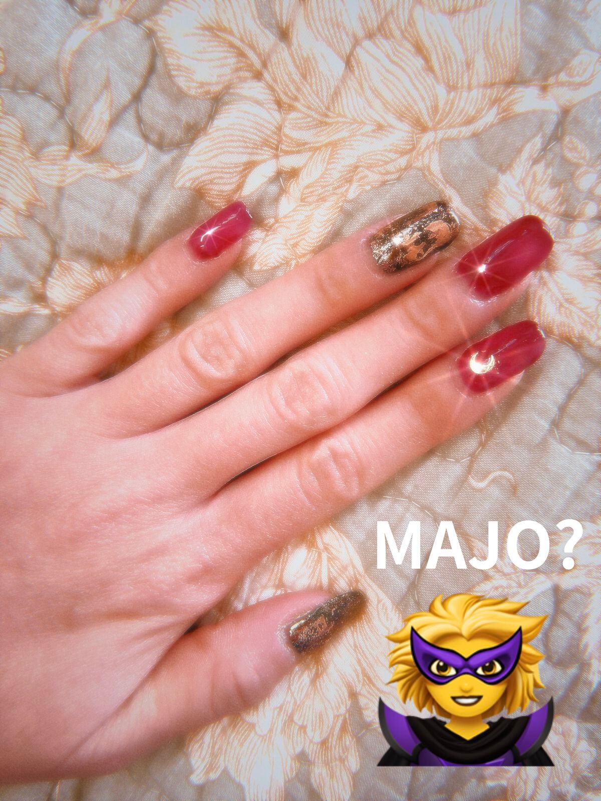 深海魚 on LIPS 「ハロウィンに向けて??ネイル変えました。魔女の爪はきっとこんな..」(2枚目)