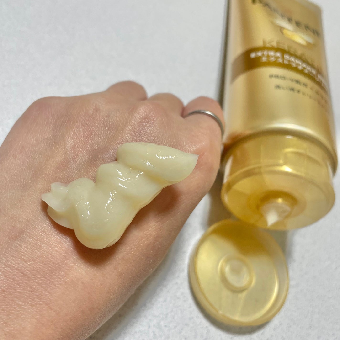 エクストラダメージリペア 洗い流すトリートメント/パンテーン/洗い流すヘアトリートメントを使ったクチコミ(3枚目)