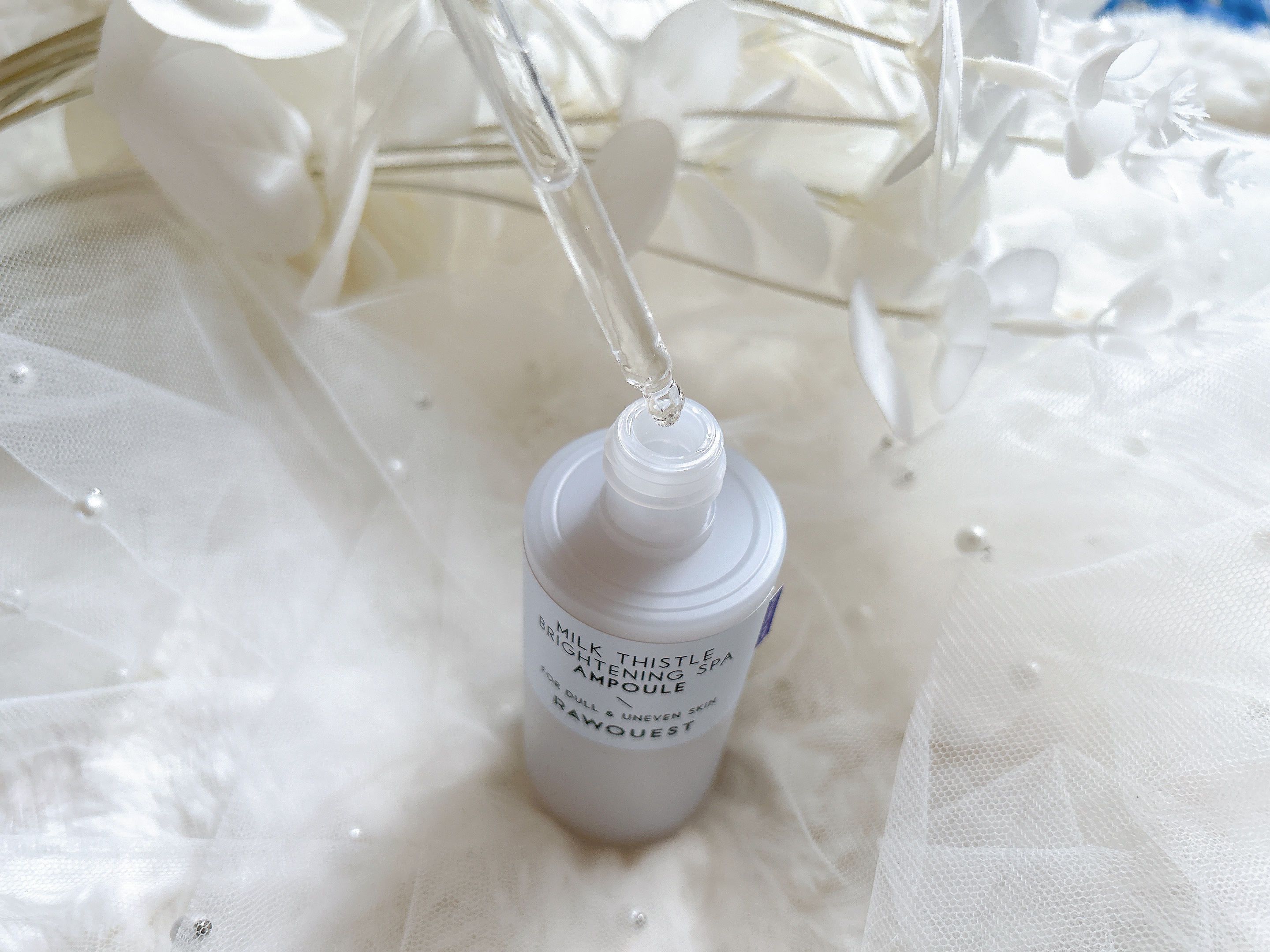 ミルクシスルブライトニングスパ アンプル/RAWQUEST/美容液を使ったクチコミ（3枚目）