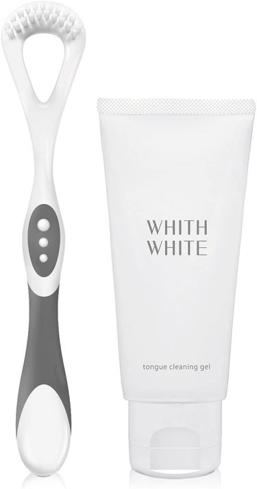 tongue cleansing gel WHITH WHITE