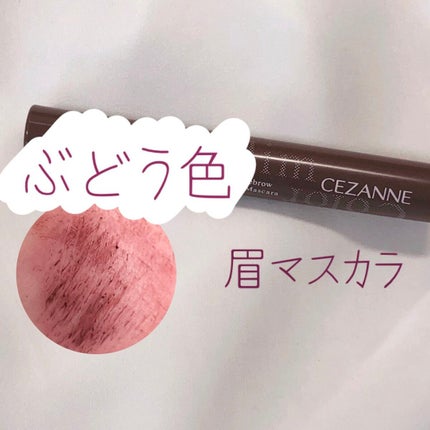 極細アイブロウマスカラ/CEZANNE/眉マスカラを使ったクチコミ(1枚目)