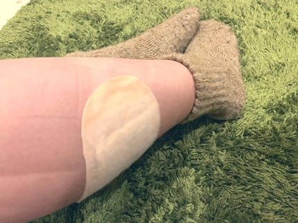 蒸気でグッドナイト 首もと あったかシート ラベンダーの香り/めぐりズム/その他を使ったクチコミ(2枚目)