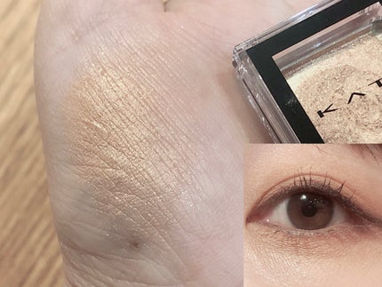 KATE ザ アイカラー(マーブルインク)のクチコミ「KATEの新作
KATEザ アイカラーからマーブルインク✨
MB003マーブルオレンジをチョイ.....」(2枚目)