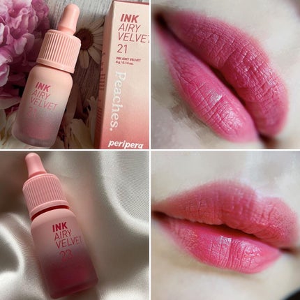 インク エアリー ベルベット/PERIPERA/口紅を使ったクチコミ(3枚目)