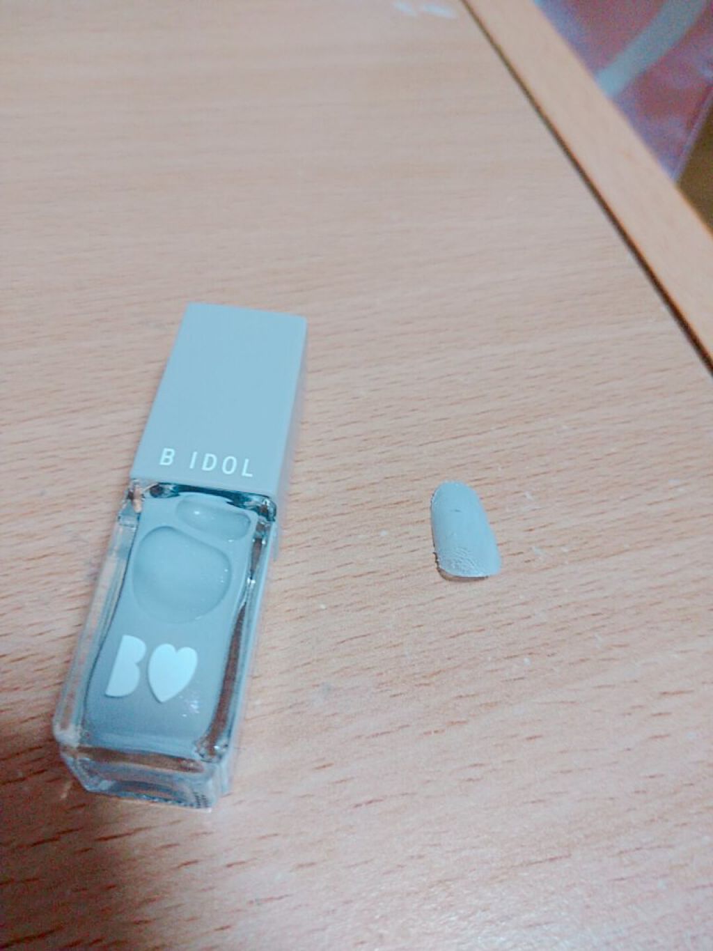 まいぽりっしゅ 01グレイッシュレディー/b idol/マニキュアを使ったクチコミ（1枚目）