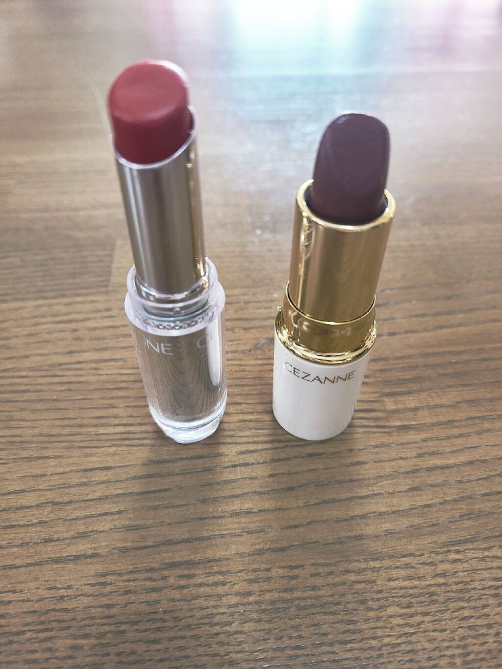 ラスティンググロスリップ/CEZANNE/口紅を使ったクチコミ(1枚目)