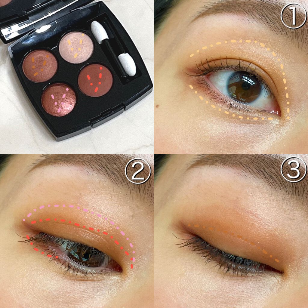 レ キャトル オンブル/CHANEL/アイシャドウパレットを使ったクチコミ(3枚目)