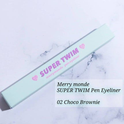 Super Twim Pen Eyeliner/Merrymonde/リキッドアイライナーを使ったクチコミ(1枚目)