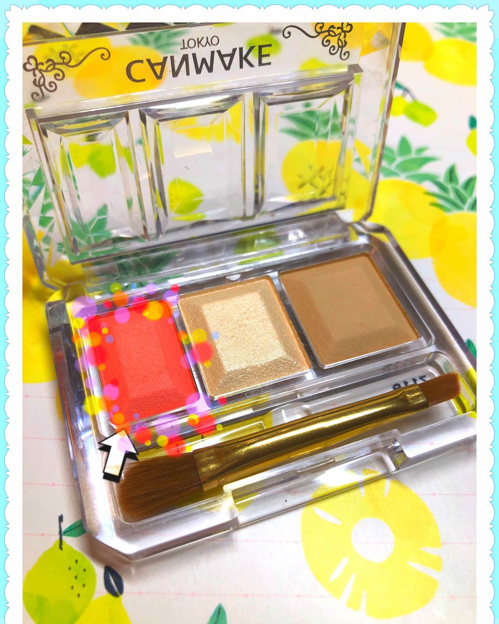 シークレットカラーアイズ/キャンメイク/アイシャドウパレットを使ったクチコミ（2枚目）