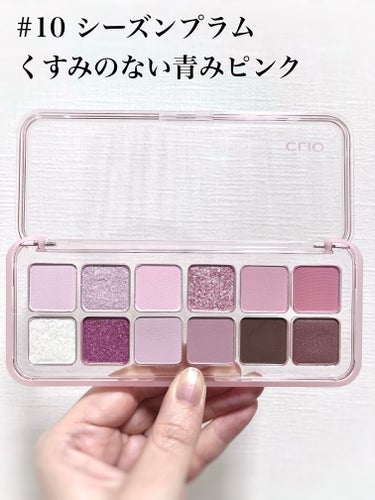 CLIO プロ アイ パレット エアーのクチコミ「CLIO
プロ アイ パレット エアー
#10 シーズンプラム

✼••┈┈••✼••┈┈••.....」（2枚目）