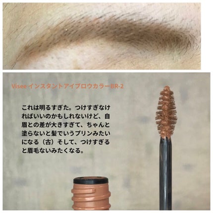 アイブロウ カラーマスカラ/Amplitude/眉マスカラを使ったクチコミ(3枚目)