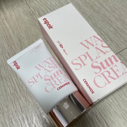 ウォータースプラッシュサンクリーム セラミド/espoir/日焼け止めクリームを使ったクチコミ(1枚目)