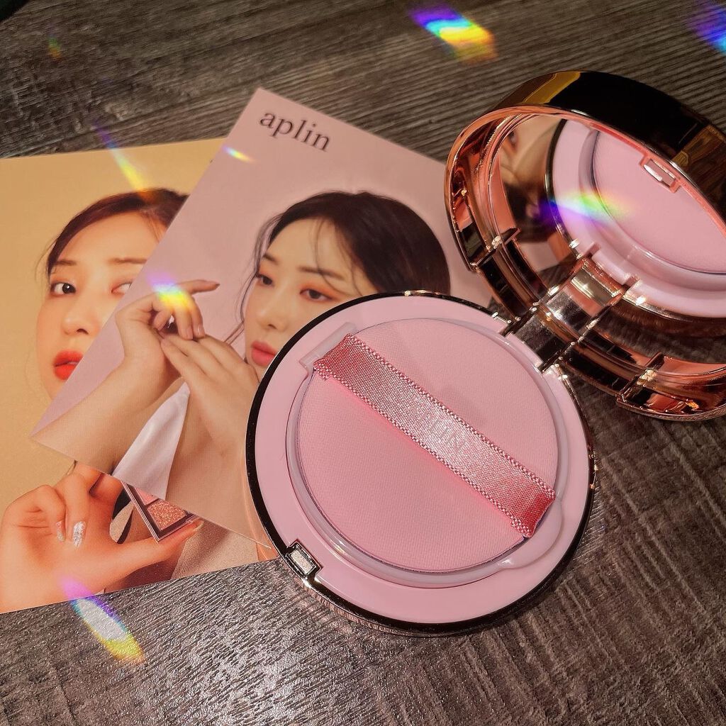 ピンクティーツリーカバークッション/APLIN/クッションファンデーションを使ったクチコミ（2枚目）