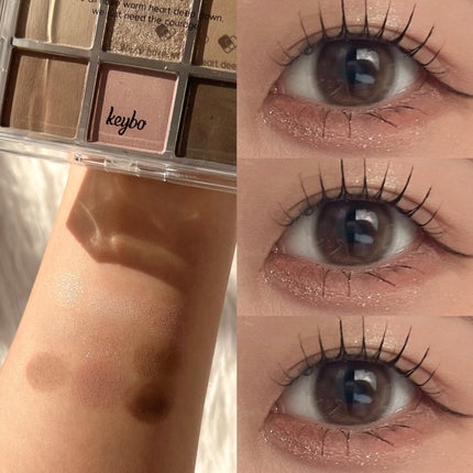 KEYBO FALL IN LOVE SHADOW PALETTE/keybo/アイシャドウパレットを使ったクチコミ(2枚目)