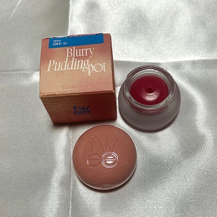 リップアンドチーク ブラーリープリンポット/fwee/口紅を使ったクチコミ(2枚目)