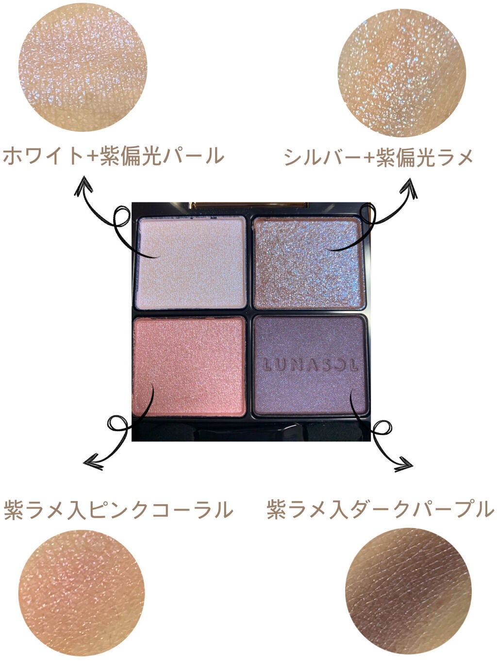 アイカラーレーション/LUNASOL/アイシャドウパレットを使ったクチコミ(2枚目)