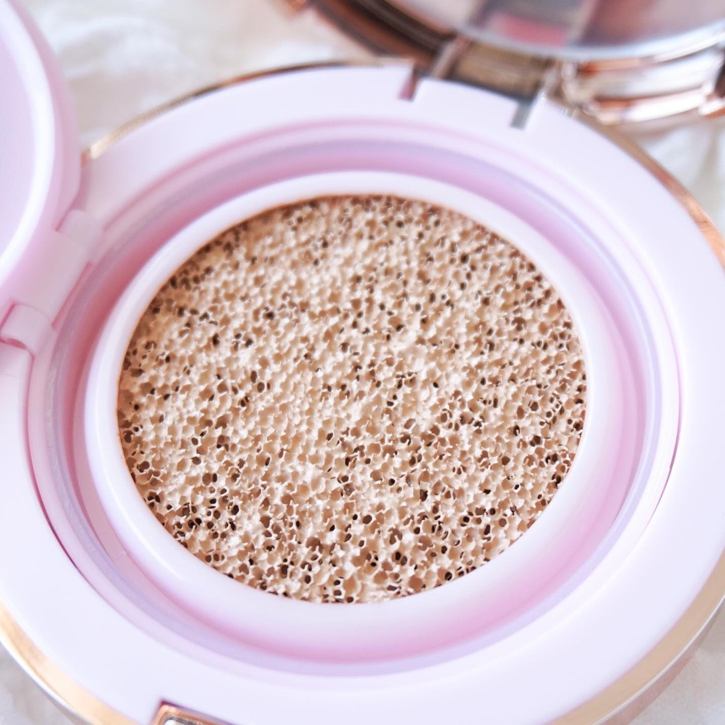 ピンクティーツリーカバープライマークッション/APLIN/クッションファンデーションを使ったクチコミ(3枚目)