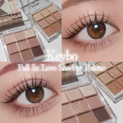 KEYBO FALL IN LOVE SHADOW PALETTE/keybo/アイシャドウパレットを使ったクチコミ(1枚目)