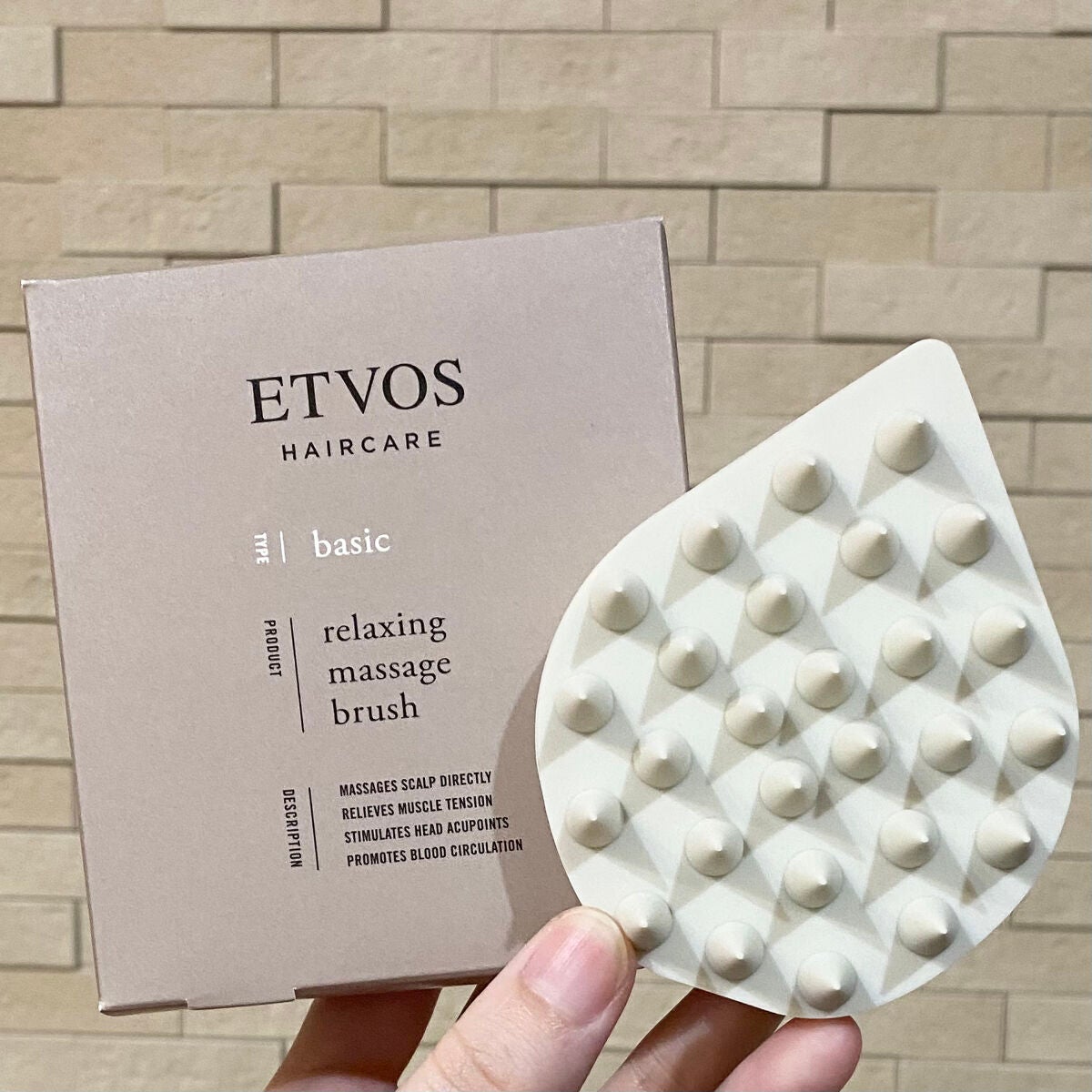 リラクシングマッサージブラシ/エトヴォス/スカルプブラシを使ったクチコミ(5枚目)