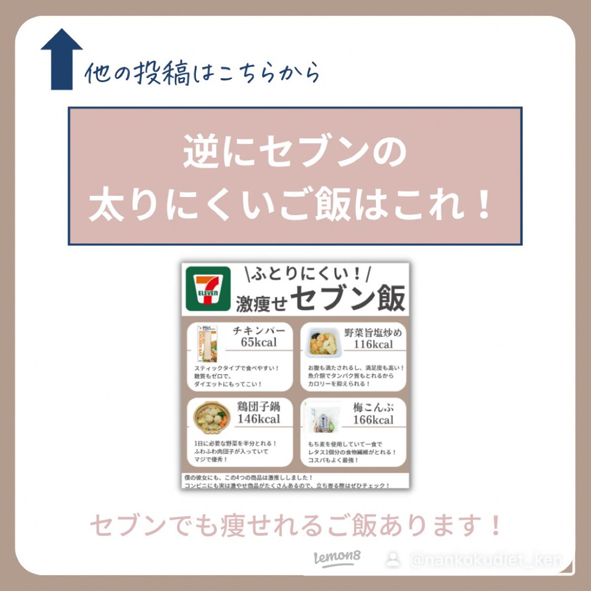 韓国ダイエット|けんてぃ on LIPS 「セブンの誘惑に負けないように頑張りましょう!はじめまして!けん..」(4枚目)