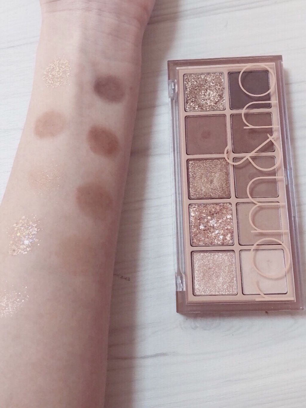 ベターザンパレット/rom&nd/アイシャドウパレットを使ったクチコミ（2枚目）