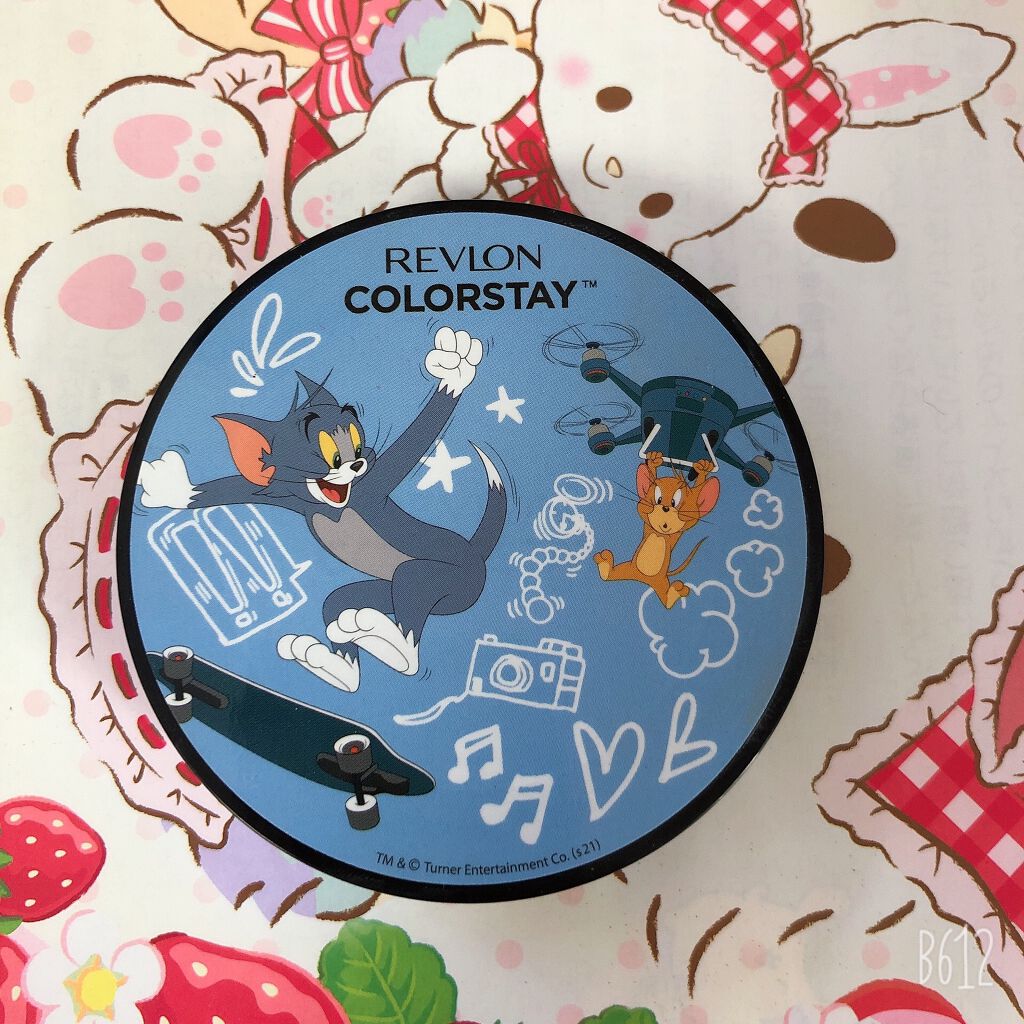 カラーステイ プレスト パウダー N 821 ライト（自然な肌色）（トムとジェリー 限定パッケージ）/REVLON/プレストパウダーを使ったクチコミ（2枚目）