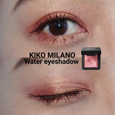 KIKO ウォーターアイシャドウのクチコミ「#今日のメイク
#KIKO #ウォーターアイシャドウ 219
Flamingo Pink

フ.....」（1枚目）