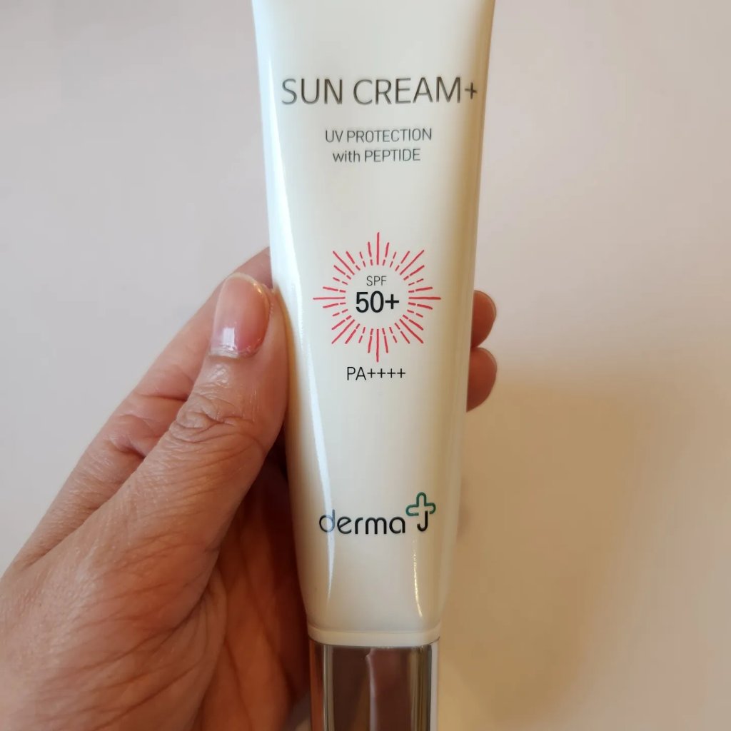 サンクリーム＋/ DermaJ/日焼け止めクリームを使ったクチコミ（1枚目）