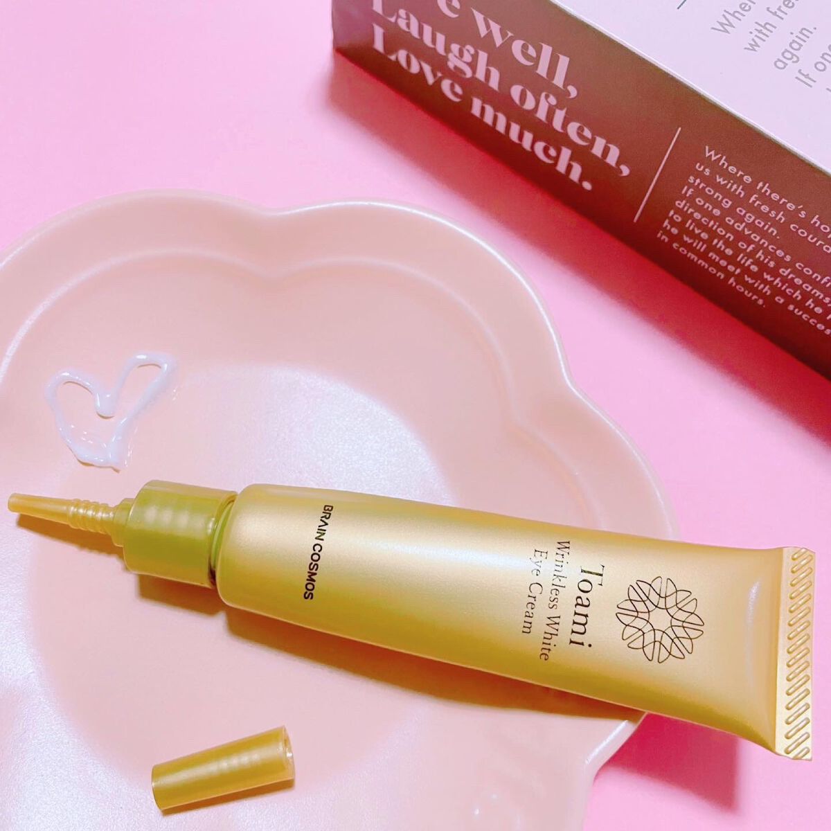 リンクレスホワイトアイクリーム/Toami/アイケア・アイクリームを使ったクチコミ（2枚目）