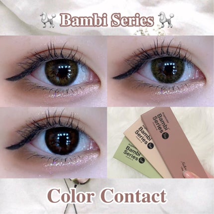 バンビシリーズ ワンデー ナチュラル/AngelColor/ワンデー(1DAY)カラコンを使ったクチコミ(1枚目)