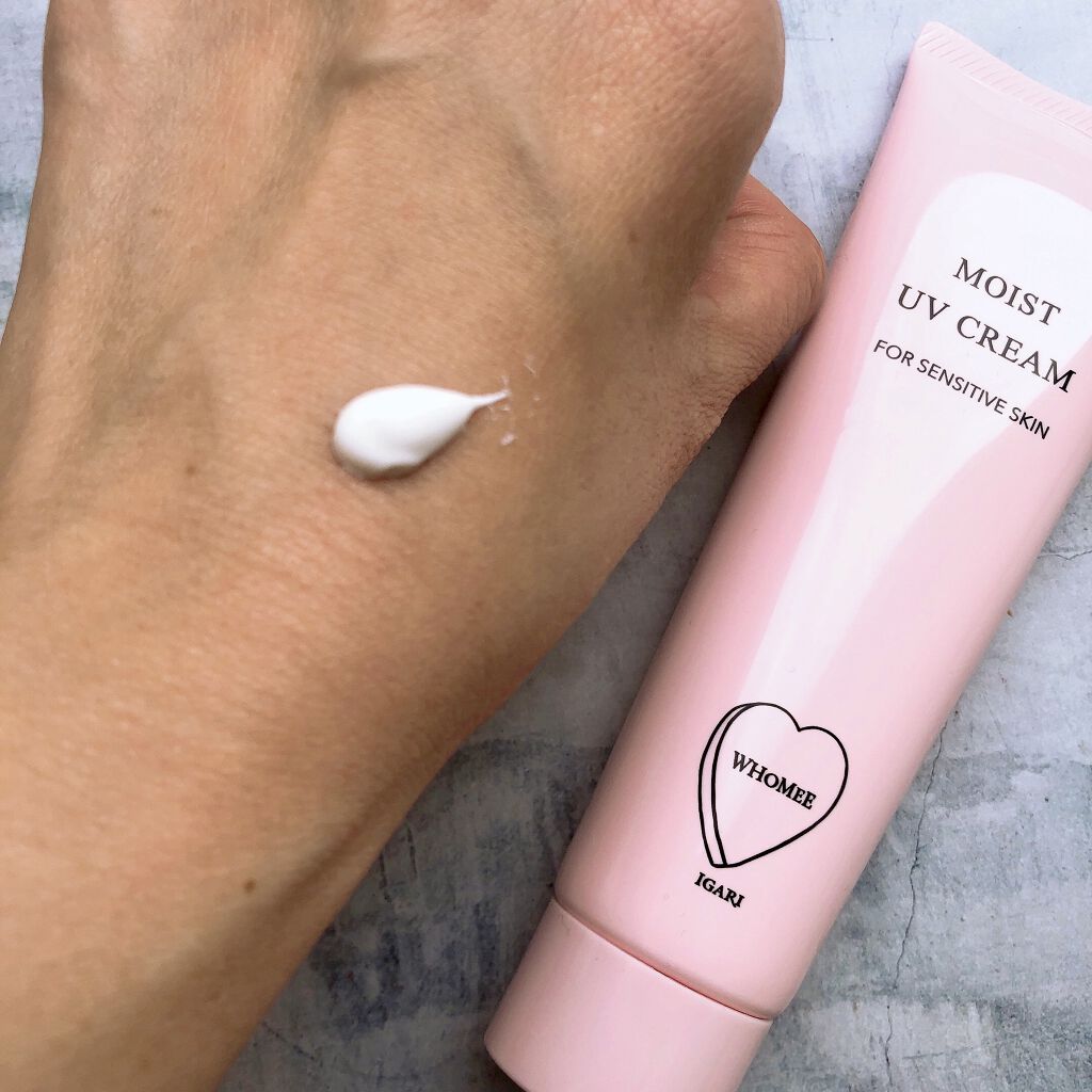 モイスト UVクリーム/WHOMEE/日焼け止めクリームを使ったクチコミ（2枚目）