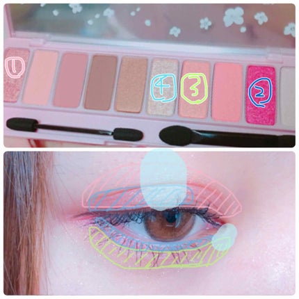 プレイカラー アイシャドウ/ETUDE/アイシャドウパレットを使ったクチコミ(3枚目)