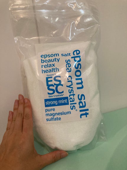 シークリスタルス エプソムソルト オリジナル/sea crystals/無機塩系入浴剤を使ったクチコミ(2枚目)
