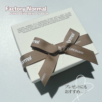 Vegan Jumbo Peppermint Lip Balm/Factory Normal/リップバームを使ったクチコミ(6枚目)