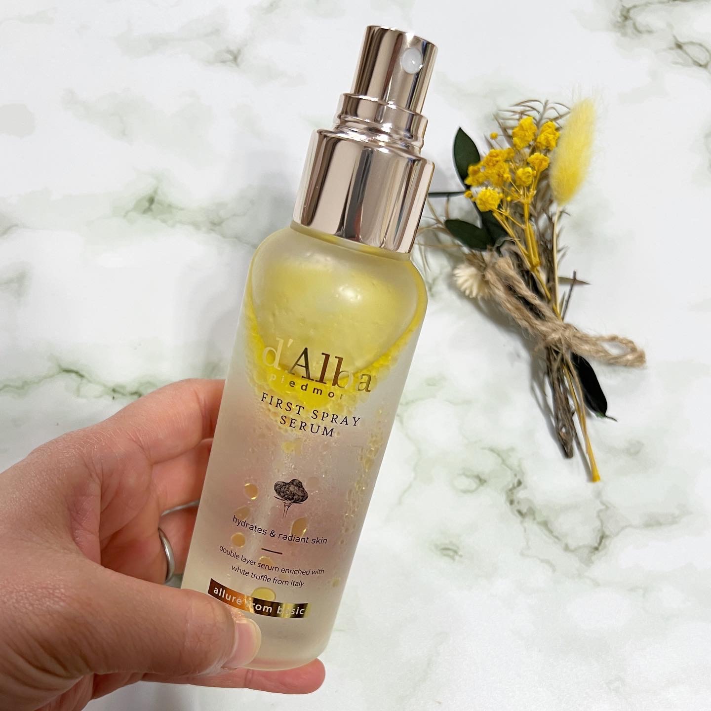 ダルバ ホワイトトリュフファーストスプレーセラム/ダルバ/ミスト状化粧水を使ったクチコミ（2枚目）