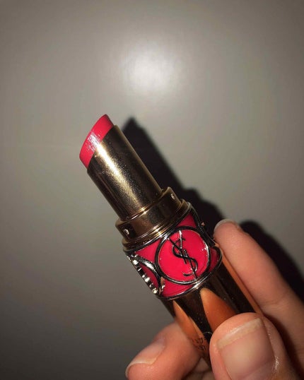 ルージュ ヴォリュプテ シャイン/YVES SAINT LAURENT BEAUTE/口紅を使ったクチコミ(1枚目)