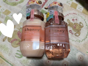 &honey Melty モイストリペア シャンプー1.0／モイストリペア ヘアトリートメント2.0/&honey/シャンプー・コンディショナーを使ったクチコミ（1枚目）