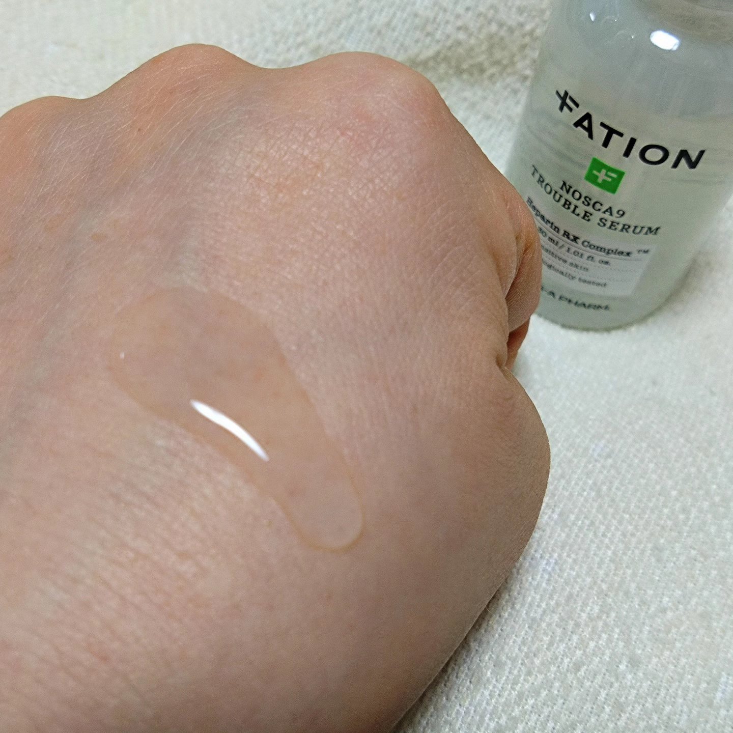 ノスカナイン トラブル セラム/FATION/美容液を使ったクチコミ（3枚目）