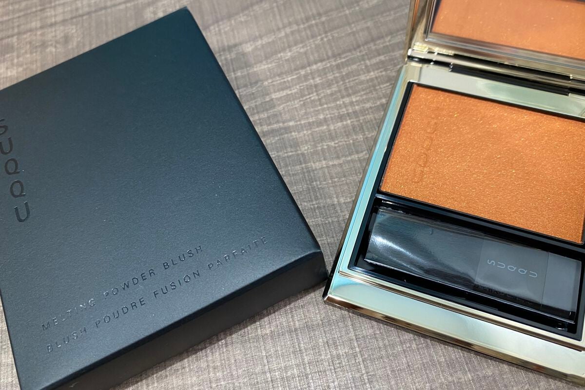 メルティング パウダー ブラッシュ/SUQQU/パウダーチークを使ったクチコミ(1枚目)