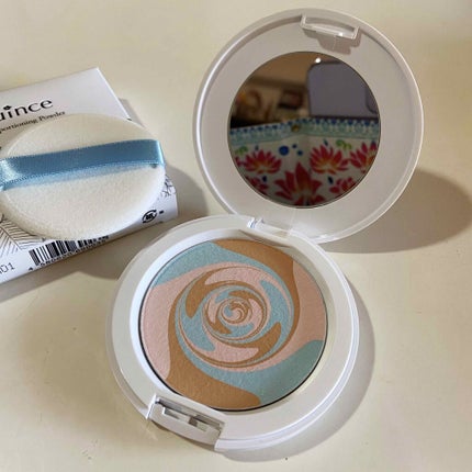 スキンプロポーショニングパウダー/Quince/プレストパウダーを使ったクチコミ(2枚目)