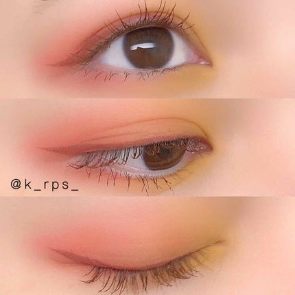 UR GLAM BLOOMING EYE COLOR PALETTE/U R GLAM/アイシャドウパレットを使ったクチコミ(4枚目)