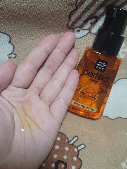 パーフェクトセラム オリジナルセラム/miseenscene/アウトバストリートメントを使ったクチコミ(3枚目)