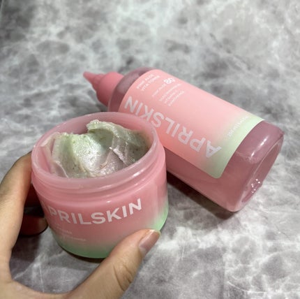 ピンクアロエメレンゲクレンザー/APRILSKIN/その他洗顔料を使ったクチコミ(4枚目)