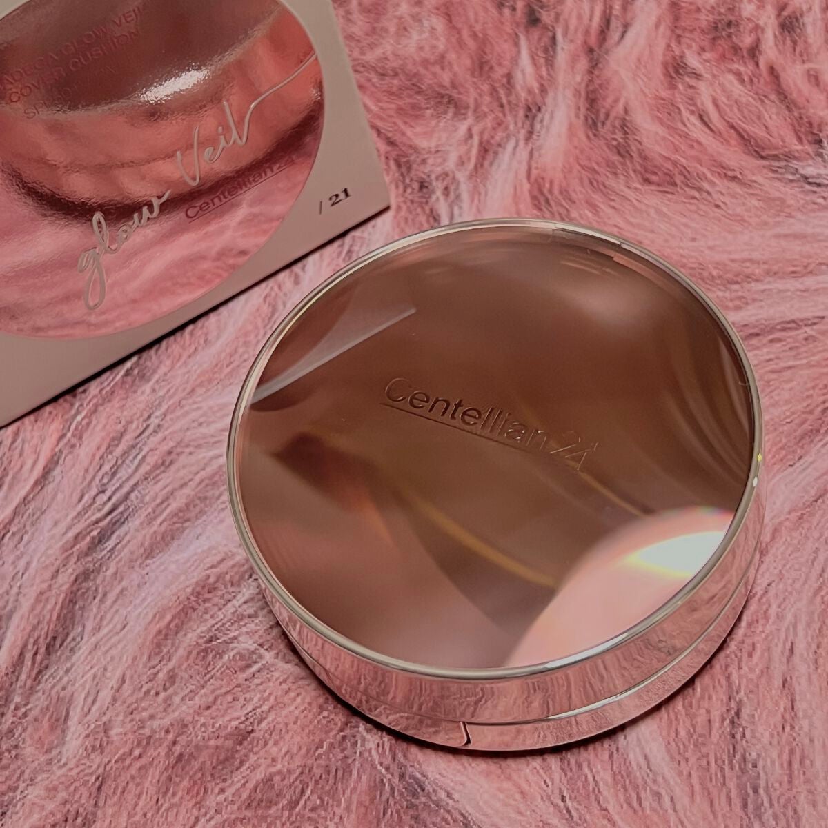 マデカグロウベールカバークッション/センテリアン24/クッションファンデーションを使ったクチコミ(1枚目)