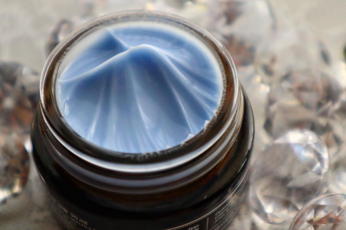 ミッドナイトブルーカーミングクリーム/Klairs/フェイスクリームを使ったクチコミ(2枚目)