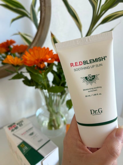 レッドブレミッシュスージングアップサン/Dr.G/日焼け止めクリームを使ったクチコミ(1枚目)