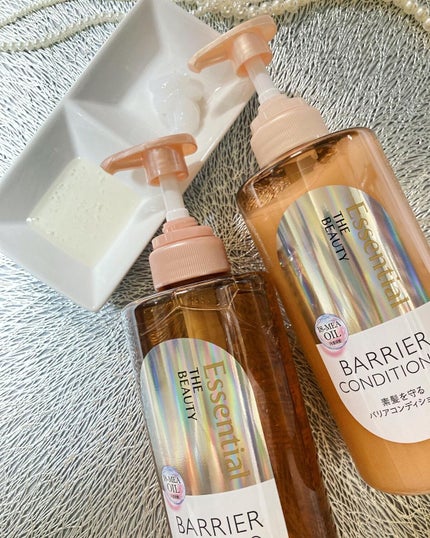 ザビューティ 髪のキメ美容素髪を守る バリアシャンプー/コンディショナー/エッセンシャル/シャンプー・コンディショナーを使ったクチコミ(2枚目)