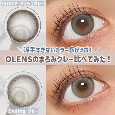 Ending 1day グレー/OLENS/ワンデー（１DAY）カラコンの画像