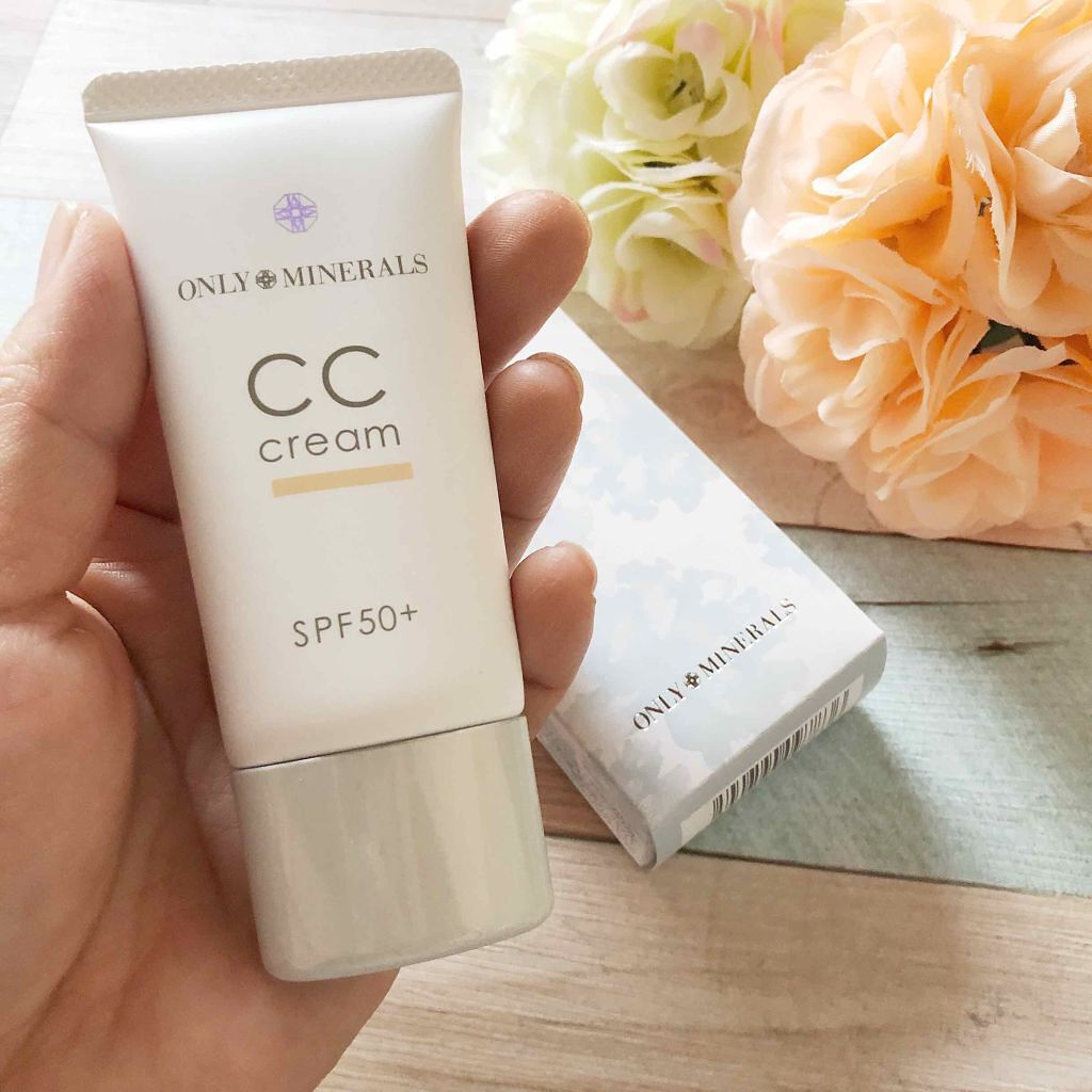 ONLY MINERALS ミネラルCCクリームのクチコミ「オンリーミネラルのCCクリームを使ってみました★

天然由来成分が約96%とお肌にすごく優しい.....」（1枚目）