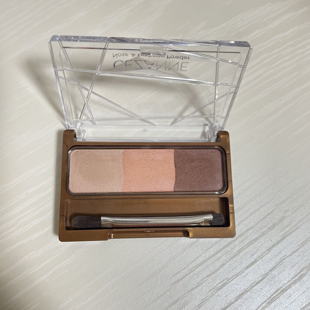 ノーズ＆アイブロウパウダー/CEZANNE/パウダーアイブロウを使ったクチコミ（2枚目）